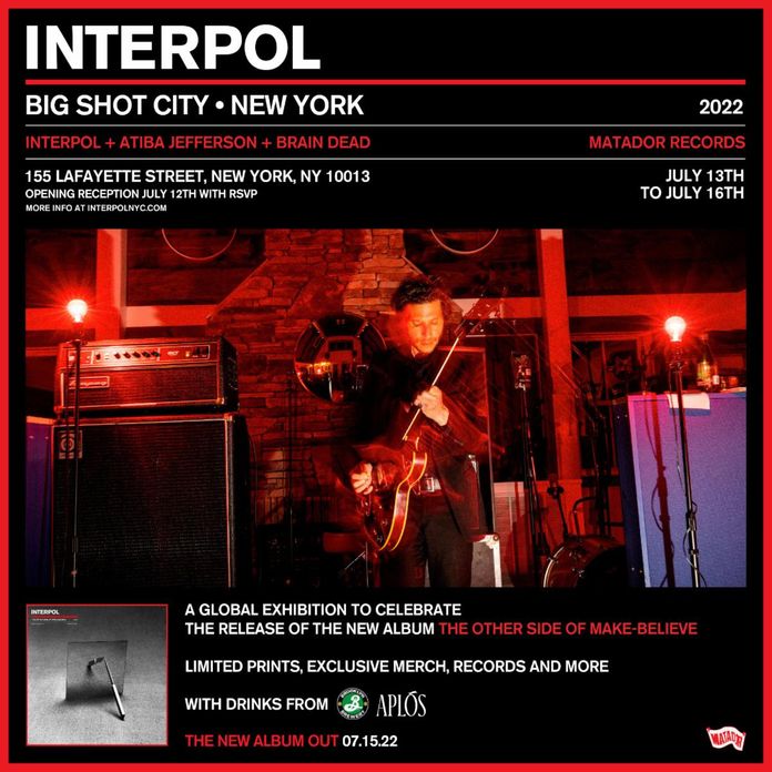 Interpol Announce Global Exhibition For July