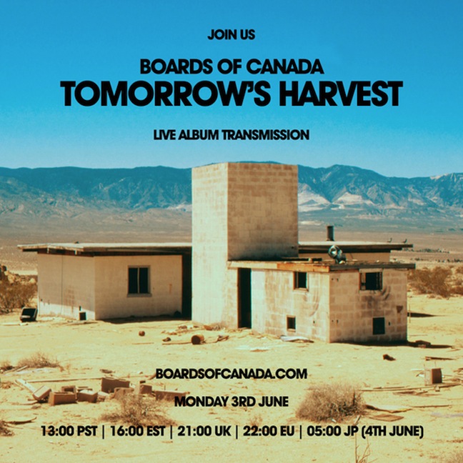 Boards of Canada To Stream New Album “Tomorrow’s Harvest” on Monday