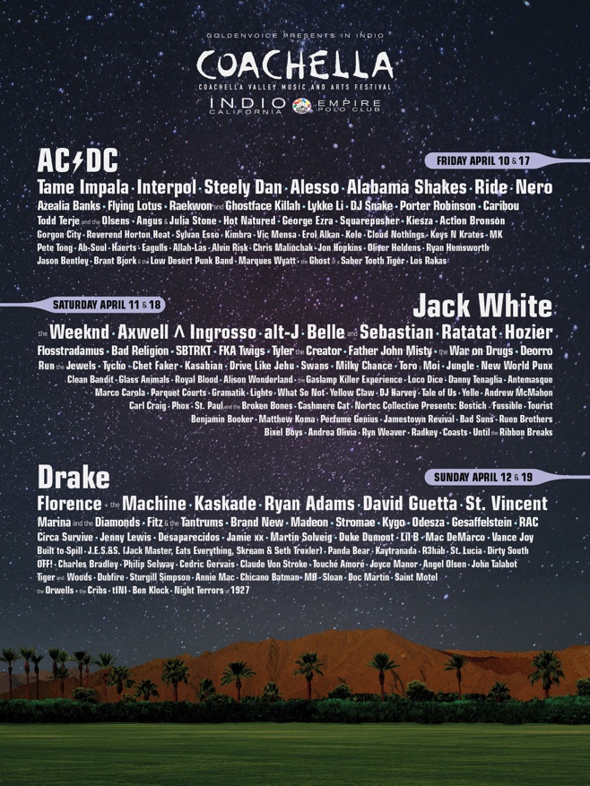 Coachella Announces 2015 Line-Up