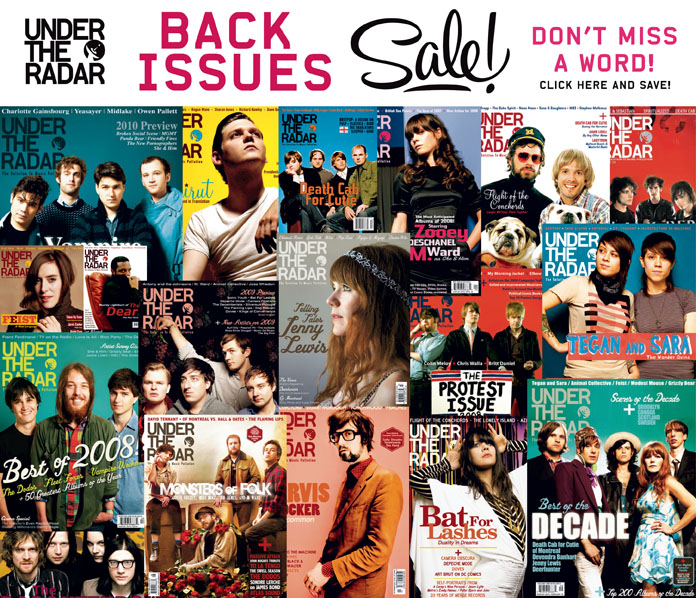 Under the Radar Back Issue Sale - Save 30% On Select Issues