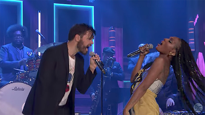 Watch Dirty Projectors Perform on “The Tonight Show” with D∆WN, The Roots, and Tyondai Braxton