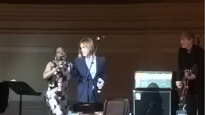 Watch Iggy Pop and Sharon Jones Perform “Tonight” in Honor of David Bowie at Tibet House Benefit