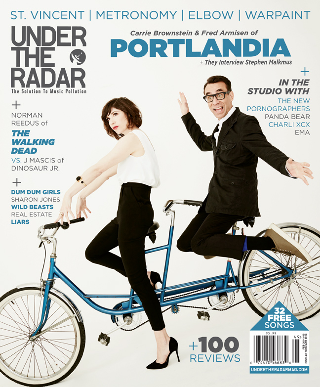 Under the Radar’s New Issue Features Fred Armisen and Carrie Brownstein of Portlandia on the Cover