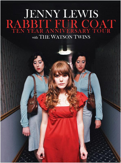 Jenny Lewis Announces More “Rabbit Fur Coat” 10th Anniversary Shows with The Watson Twins
