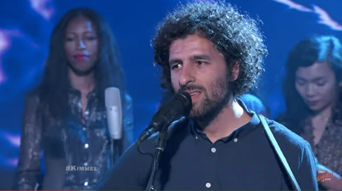Watch: José González Performs “Leaf Off / The Cave” and “Killing For Love” on “Jimmy Kimmel Live”