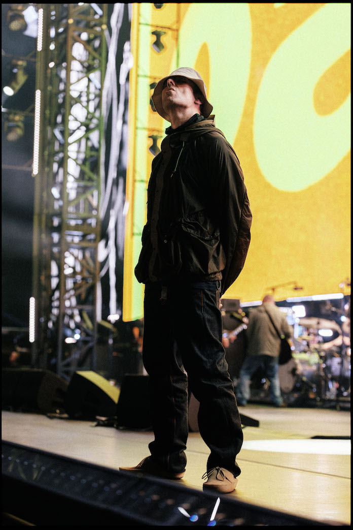Liam Gallagher at Wembley Stadium on July 30, 2025 (Photo courtesy of Big Brother Recordings).