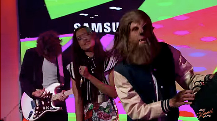 Watch M83 Perform “Do It, Try It” and “Go!” Dressed as Teen Wolf on “Kimmel”