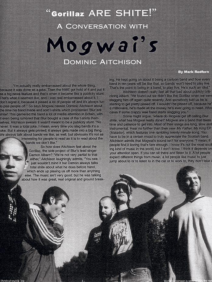 Mogwai feature from Issue #1.