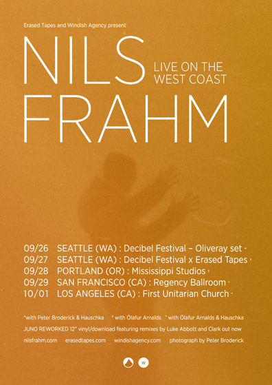 nils frahm tour dates