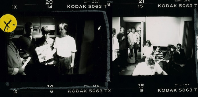 Paul McCartney, Paul Weller, and others recording at Abbey Road (photos by Lawrence Watson, courtesy of War Child)