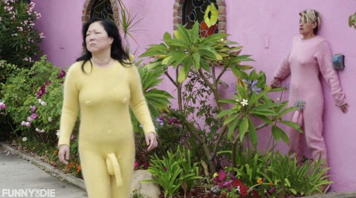 Watch Peaches (and Margaret Cho) Wear Furry Penis Suits in “Dick in the Air” Video (NSFW)