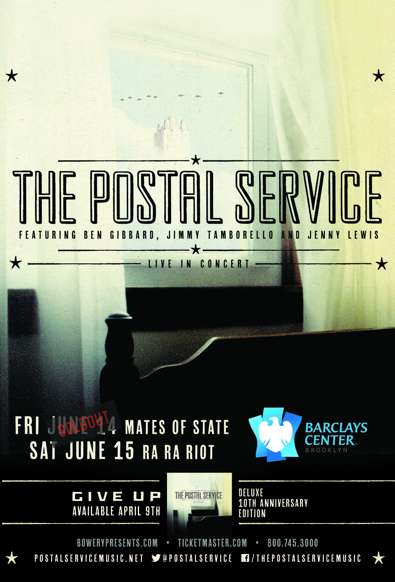 Win Tickets to See The Postal Service at NYC's Barclays Center Under