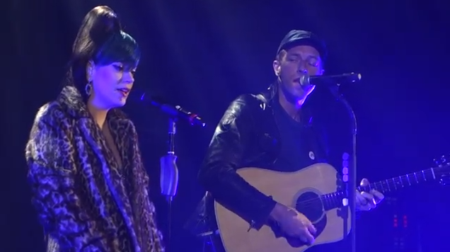 Watch: Lily Allen Perform “The Fear” With Coldplay’s Chris Martin