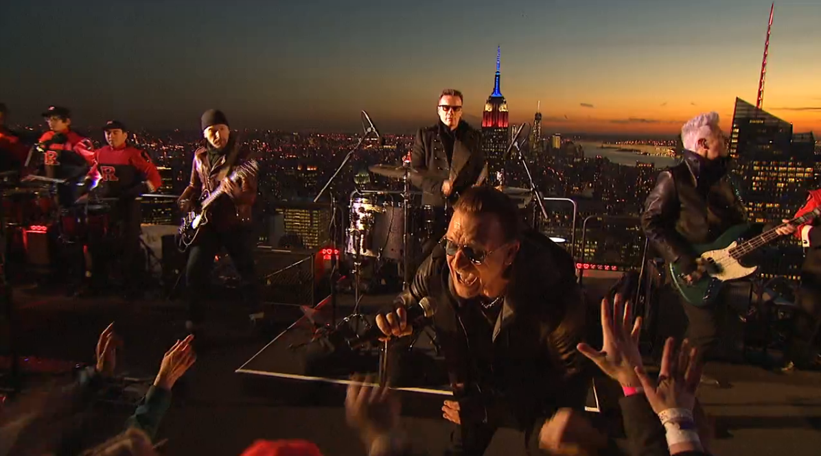 Watch: U2 on “The Tonight Show”
