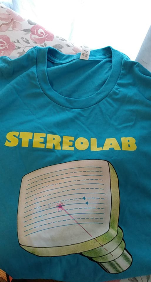 The Stereolab T-shirt we bought at the show.
