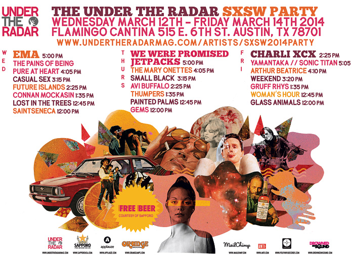 Under the Radar’s Three SXSW Day Parties to Feature Charli XCX, EMA, Future Islands, and Many More