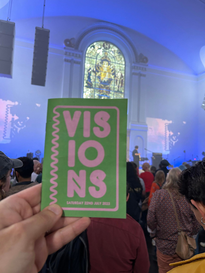 Visions Festival Program (Photo by Mark Redfern)