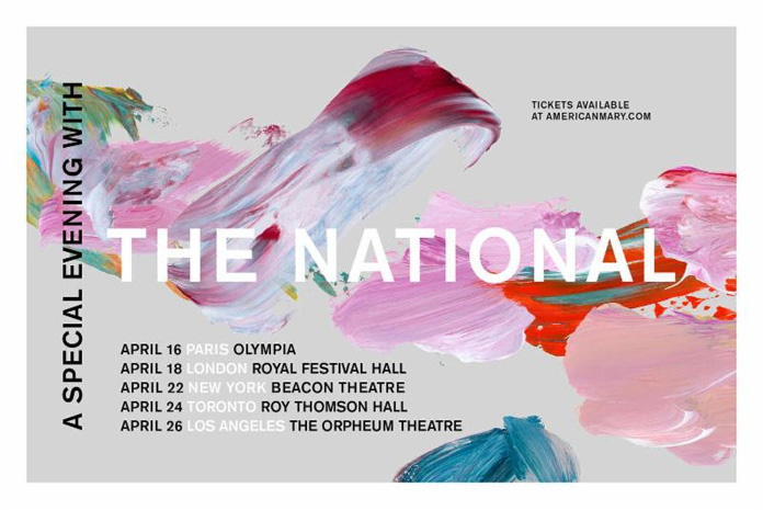 The National Announce Intimate Shows in Five Major Cities