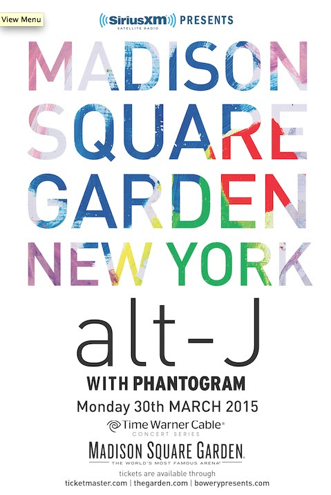 alt-J To Play Madison Square Garden