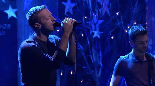 Watch: Coldplay Stop by “The Tonight Show”