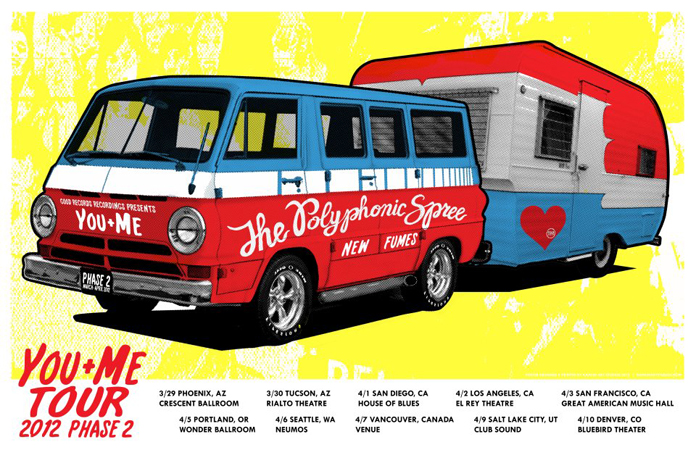 The Polyphonic Spree Announce Additional Tour Dates on You + Me Tour