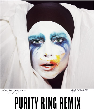 Listen: Lady Gaga – “Applause (Purity Ring Remix)”