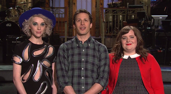 Watch: St. Vincent in SNL promos with Andy Samberg